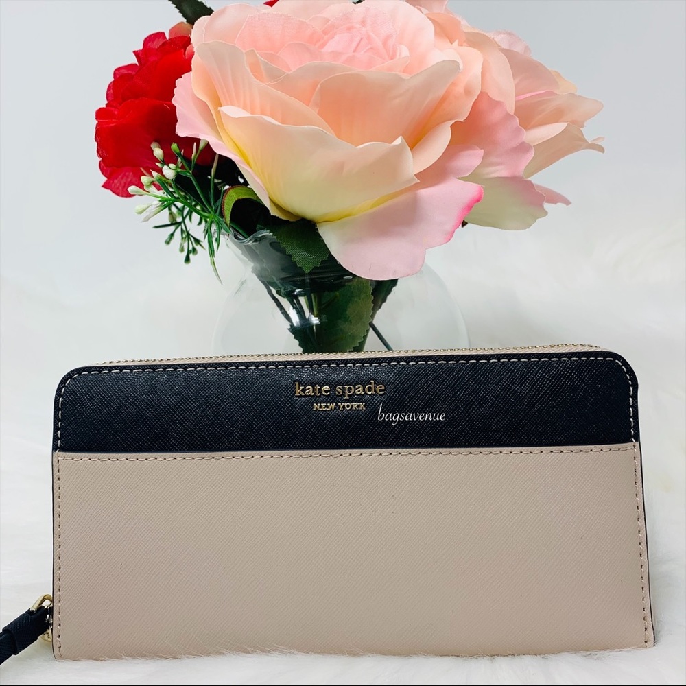 Kate spade large continental wallet Cameron beige - Picture 8 of 8